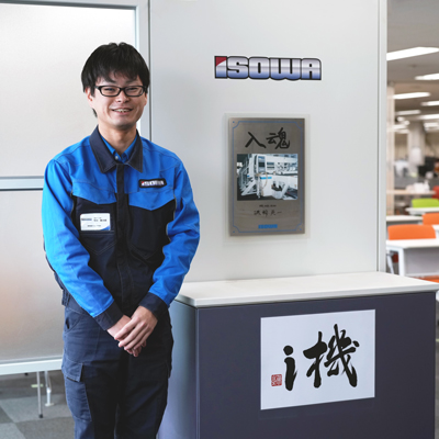 本社受付前